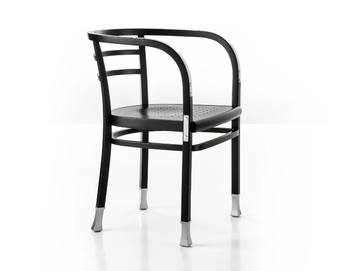 POSTSPARKASSE - Beech chair with armrests by Wiener GTV Design - view 2
